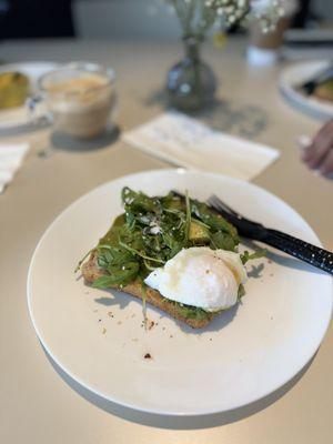 Avocado Toast with poached egg