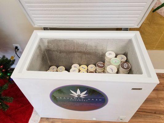 Cbd ice cream
 20mg cbd for $6
40mg  cbd for $8
60mg  cbd for $10
Gourmet natural ice cream