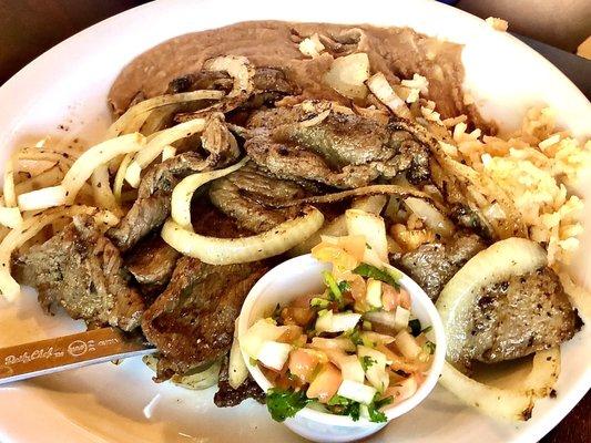 Carne Asada plate