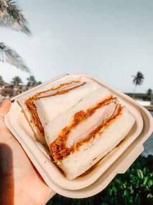 chicken katsu sando $10