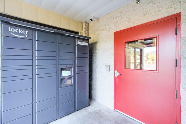 Amazon Lockers at Security Public Storage in NW Portland, OR.