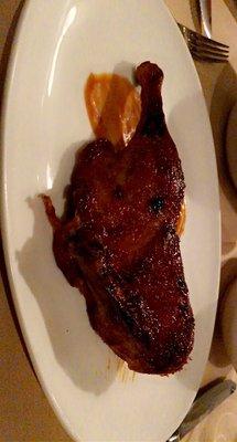 Asian glazed half duck from specials