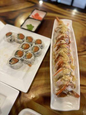 Boss Roll and Spicy Tuna Roll (double order)