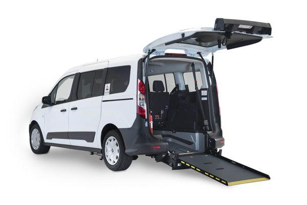 Ford Transit Connect - Wheelchair Accessible Van - Rear Entry Manual Ramp