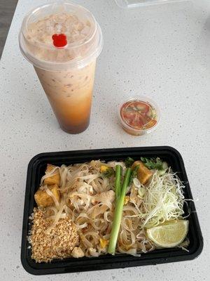 Pad Thai, Thai tea