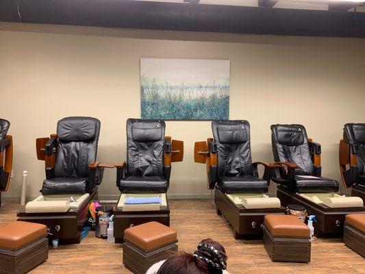 Pedicure area