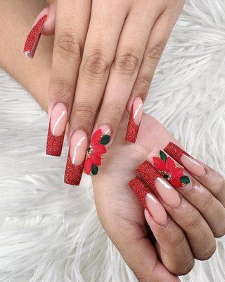 Christmas nails by Angie