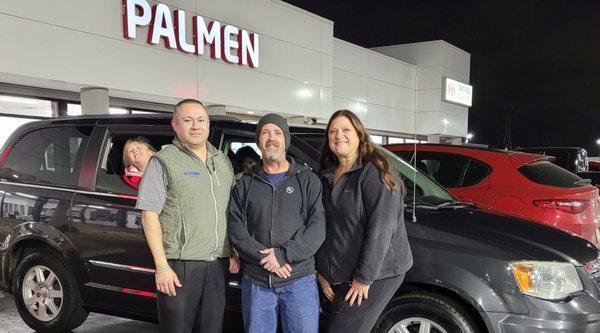 Mario Ayala Palmen Motors Salesman and our new/used car.