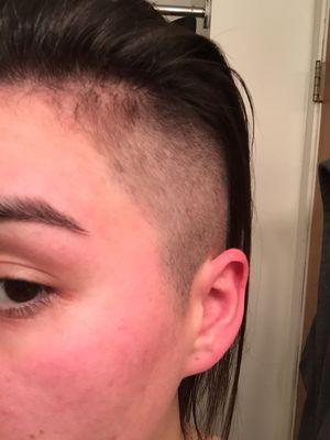 Supposed to be a #2 FADE and clearly is not