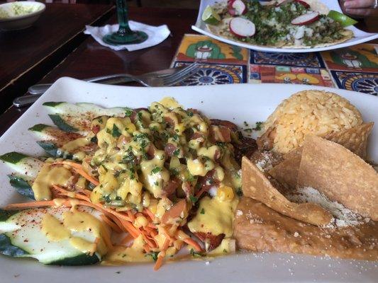 Mayan Spiced Pan Seared Salmon & Mango Salad