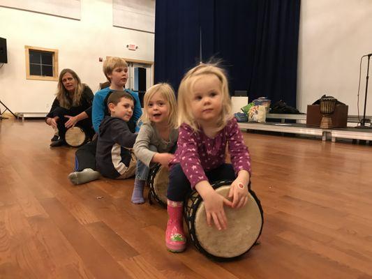 Drumming fun with Rhythm Kids!