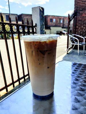 large ice lavender latte macchiato