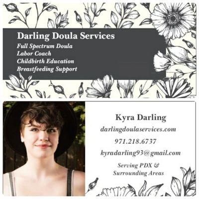 Darling Doula Business Card 2020