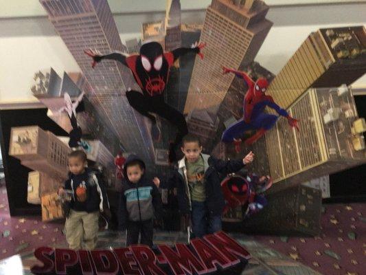 The kids loved Spider-Man