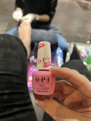 Barbie OPI collection - perfect for Valentines season