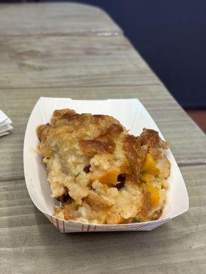 Peach cobbler