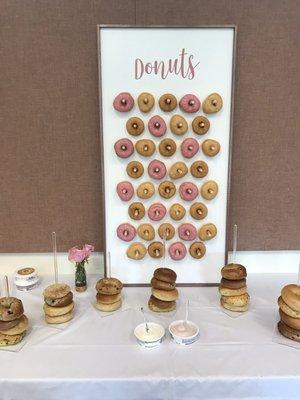 Glaze, Pink Strawberry Glaze and Cake Donuts