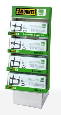 Tilt Mount Kit includes Mount, HDMI and Screen Cleaner