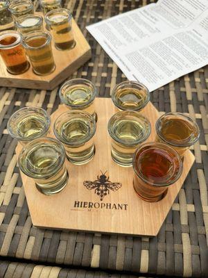 Mead flight is a great way to start!