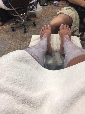 Spa pedicure at Bella Nails!