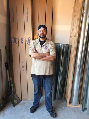 Clemente works in our custom and remodel division