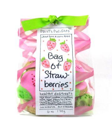 Bag of Strawberries - wheat/corn free & frosting - 6 oz bag - $9.50