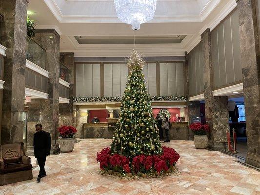 Lobby at Christmas 2022