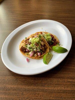 Street Tacos: $2.25 each