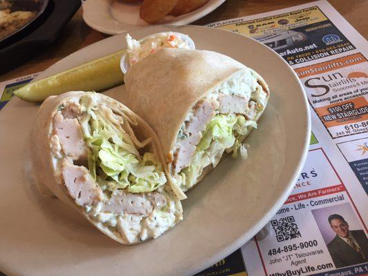 Greek Chicken Wrap