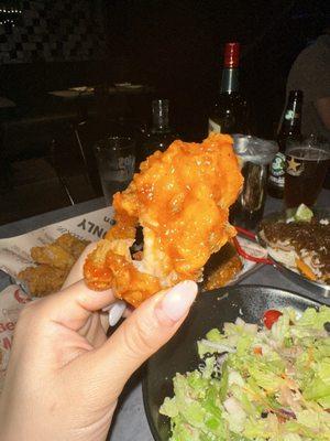 Fried Wings Combo (A)