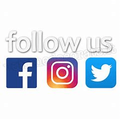 Follow is on Social Media