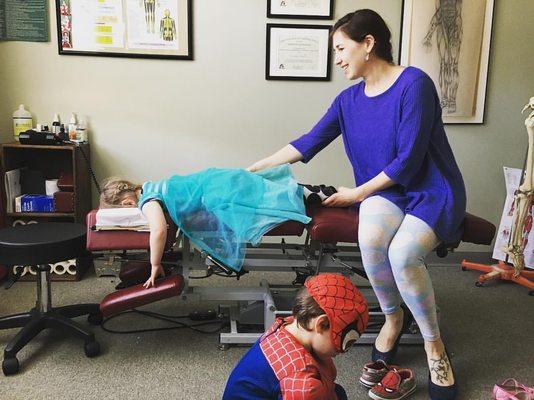 Even superheroes need to get their adjustment to keep their power turned on!