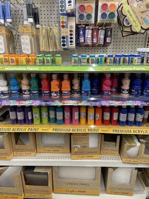 Lots of art supplies