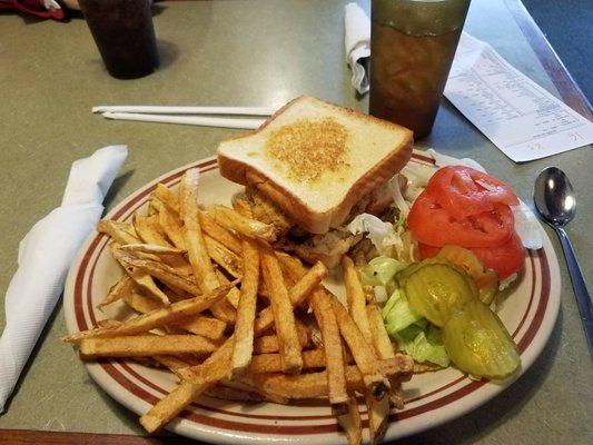 This is the Texas sandwich.  On Texas toast.