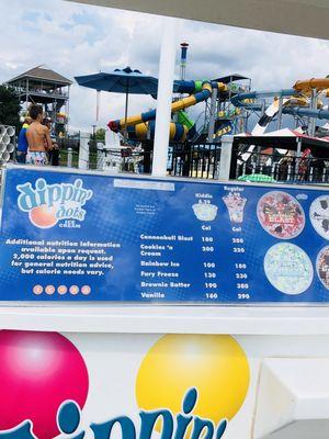 Dipping dots- flavors and prices