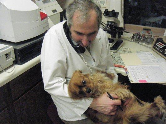 Dr. Madenjian and his dog Anna