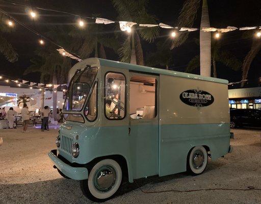 Adorable tiny classic style truck, Clara Rosa Ice Cream Truck, Downtown St Pete