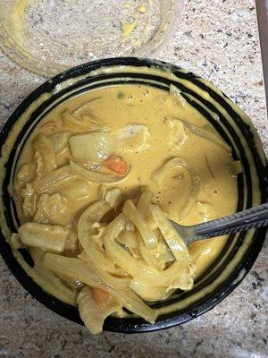 "Chicken" yellow curry