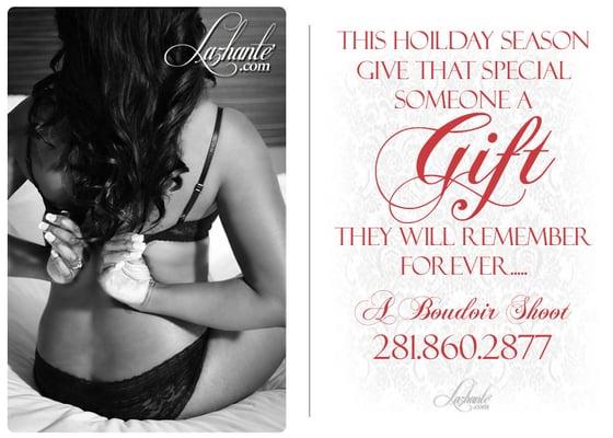 Give the #gift that last #forever! Book your #Boudoir Holiday #Soiree 281.860.2877