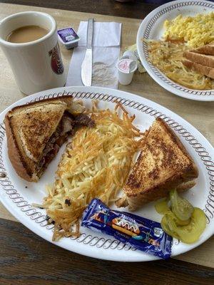 Texas Bacon Patty Melt Plate