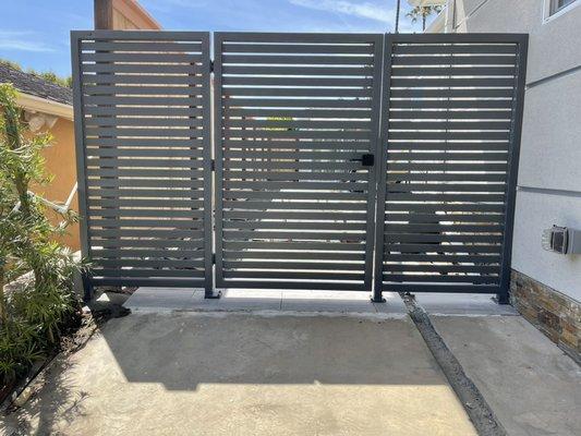 Metal gate commercial and residential