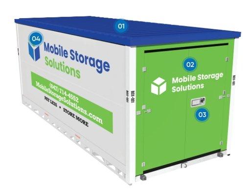 Mobile Storage Solutions Portable Storage Unit