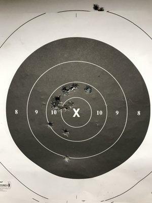 10 yards with Glock 26