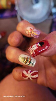 Nails christmas