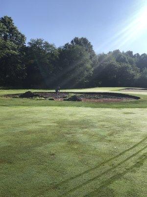 Sand trap. $70 round for this.