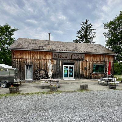 Front entrance to restaurant