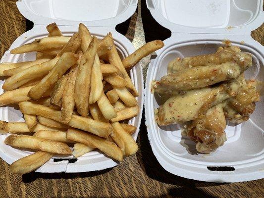 Garlic Parmesan wings