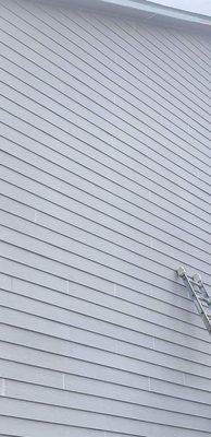 Completely left out caulking on siding.