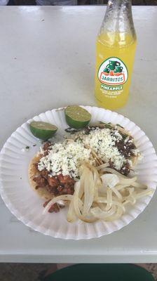 Pastor & barbacoa tacos