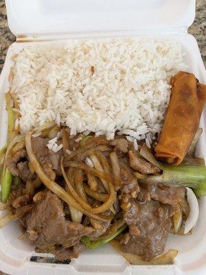 L4. Mongolian Beef Lunch $9